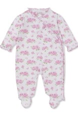 Kissy Kissy Footie Print Pink Floral