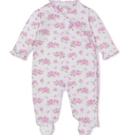 Kissy Kissy Footie Print Pink Floral