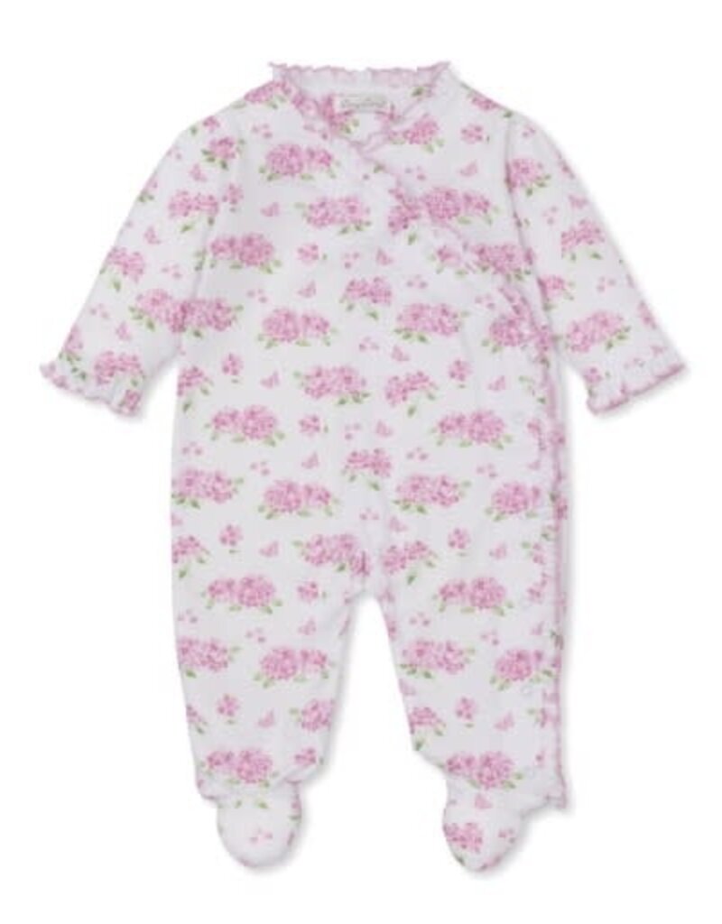 Kissy Kissy Footie Print Pink Floral