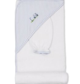 Kissy Kissy Hooded Towel w/Mitt Set Golf Print