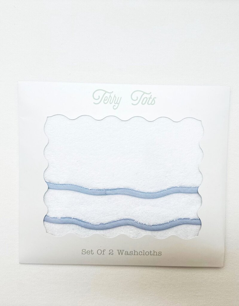Terry Tots Wash Cloth Set of 2