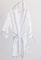 Terry Tots Bathrobe Blue Stripe