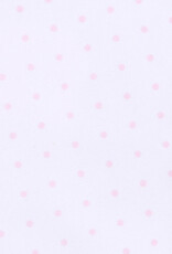 Magnolia Baby Mini Dots Pink Gathered Gown