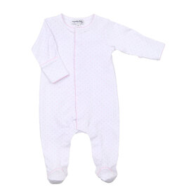 Magnolia Baby Mini Dots Pink Footie