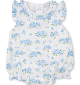 Kissy Kissy Blue Flower Short Playsuit