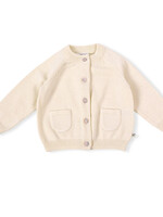 Viverano Milan Classic Button Cardigan Cream