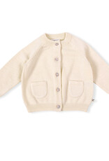 Viverano Milan Classic Button Cardigan Cream