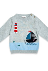Viverano Lighthouse Boat Embr Knit Pullover Pants Set