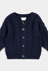 Petit Lem DRESS BLUES SWEAT KNIT CARDIGAN