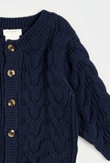 Petit Lem DRESS BLUES SWEAT KNIT CARDIGAN