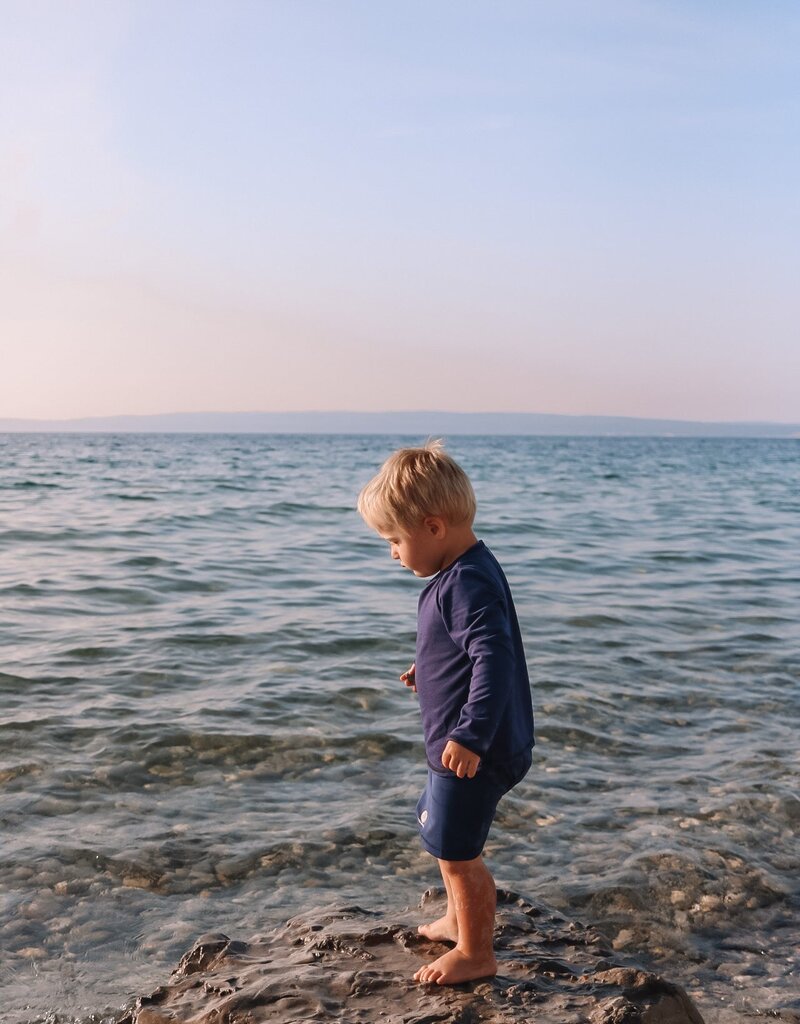 Yogababy Navy L/S Top