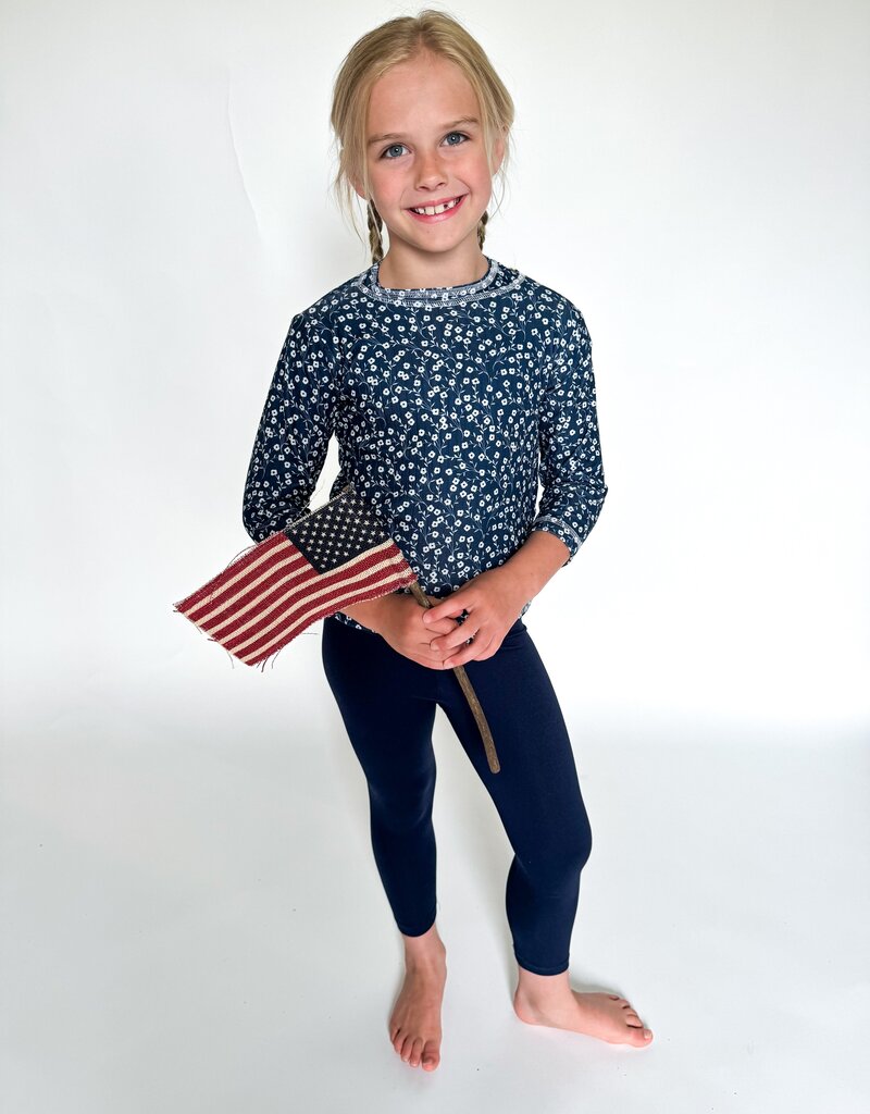 Yogababy Navy High Waisted Leggings