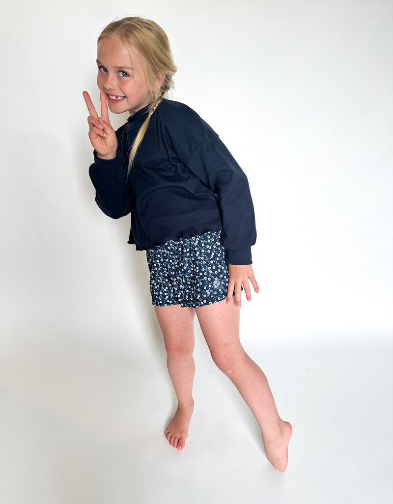 Yogababy Navy Crew Sweater