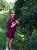 Yogababy SALE. Maroon L/S Top Lettuce Edge