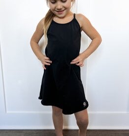 Yogababy Black Razor Back Dress