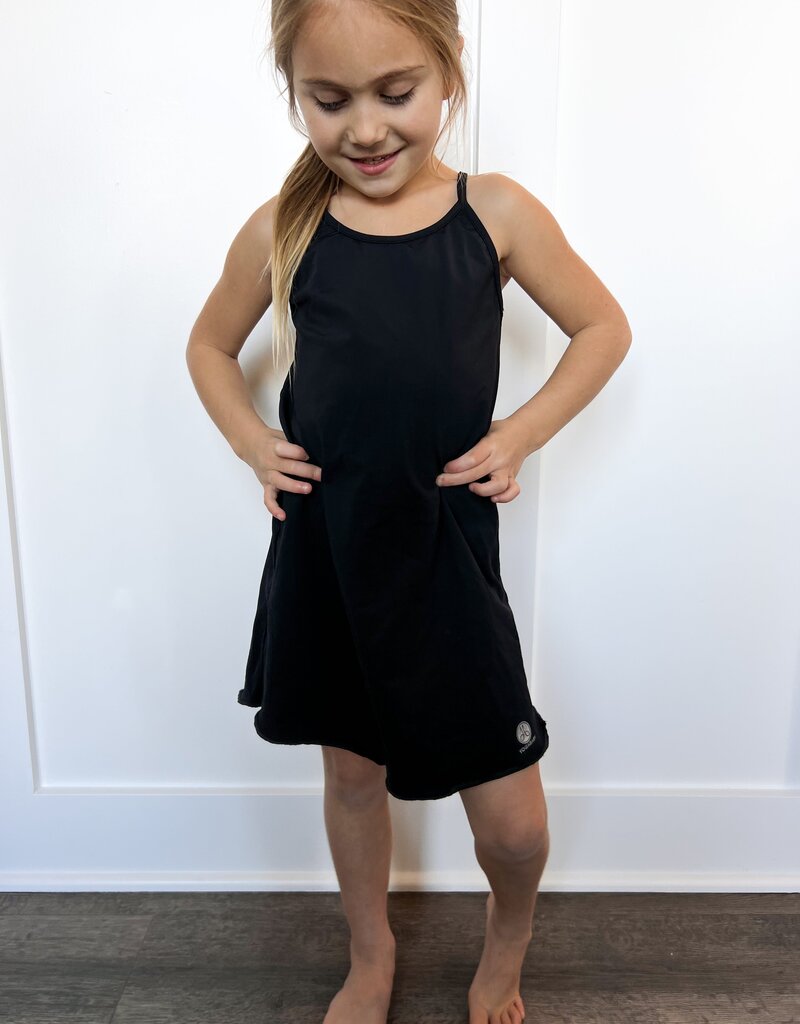 Yogababy Black Razor Back Dress