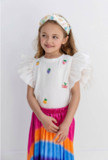 Lola and the Boys Fruity Fun Ruffle Tee