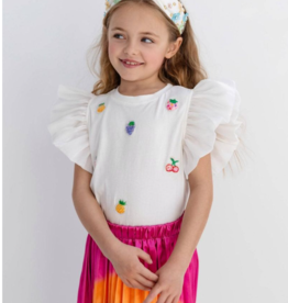 Lola and the Boys Fruity Fun Ruffle Tee