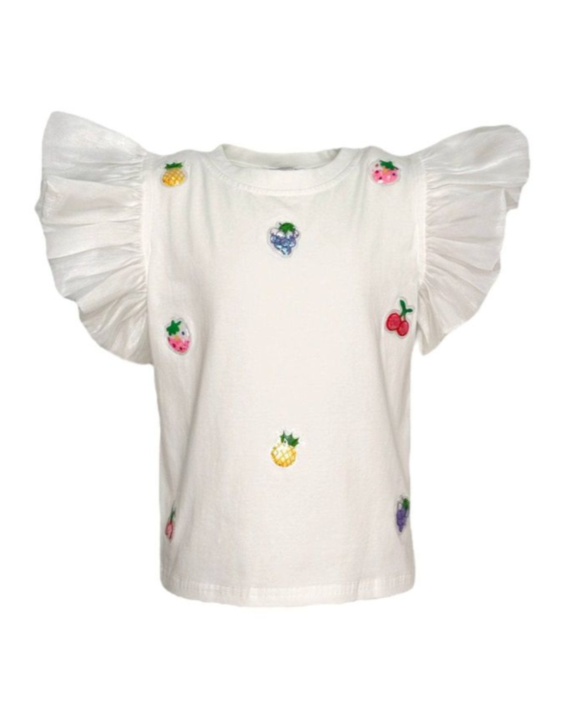 Lola and the Boys Fruity Fun Ruffle Tee