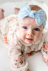 Baby Bling Bow Knot Bow Sky Blue
