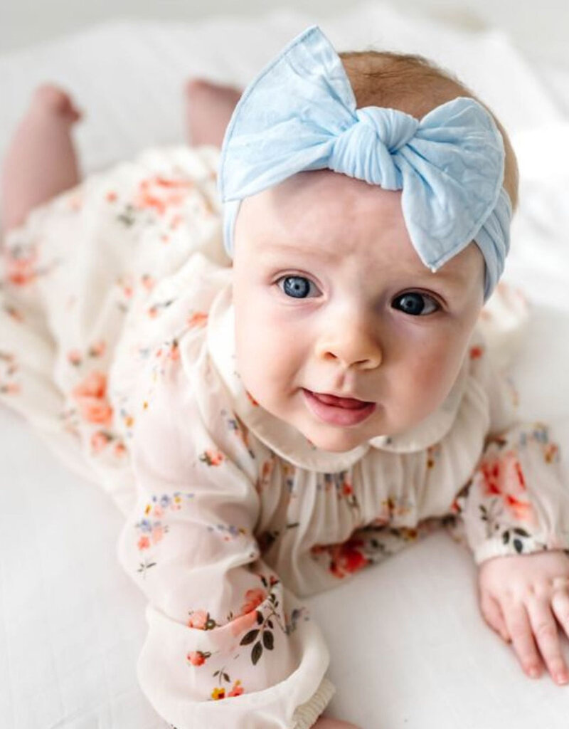 Baby Bling Bow Knot Bow Sky Blue