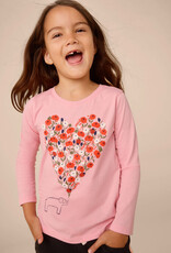 Tea Collection Elephant Heart Graphic Tee Blossom