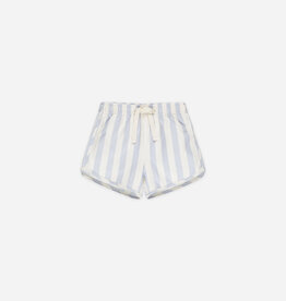 Rylee + Cru Inc. SWIM TRUNK BLUE STRIPE IVORY