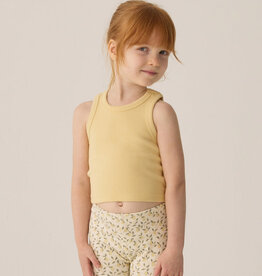 Rylee + Cru Inc. RIBBED TANK YELLOW