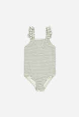 Rylee + Cru Inc. POSITANO ONE-PIECE SAGE STRIPE