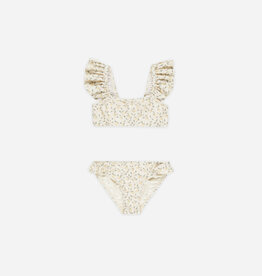 Rylee + Cru Inc. HANALEI BIKINI LEMONS IVORY