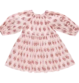Pink Chicken SALE katya dress pink flower drop