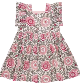 Pink Chicken SALE elsie dress pink lisbon floral