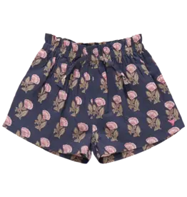 Pink Chicken SALE theodore short navy flower drop