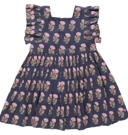 Pink Chicken SALE elsie dress navy flower drop