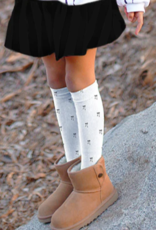 Minimalist Folk Co. Bows Knee High Socks