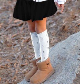 Minimalist Folk Co. Bows Knee High Socks