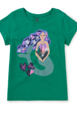 Tea Collection Amazon River Mermaid Graphic T Viridis