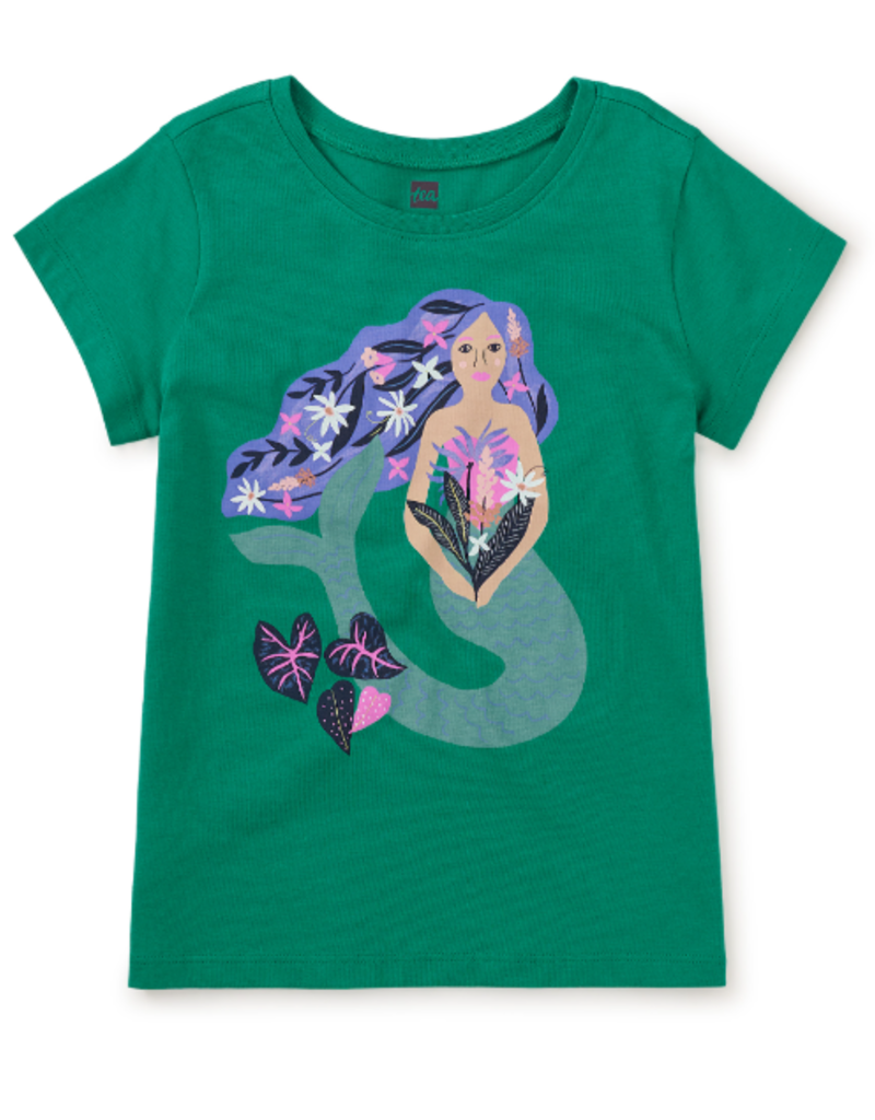 Tea Collection Amazon River Mermaid Graphic T Viridis