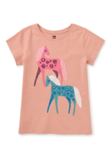 Tea Collection Brazilian Horse Graphic Tee FADO ROSE