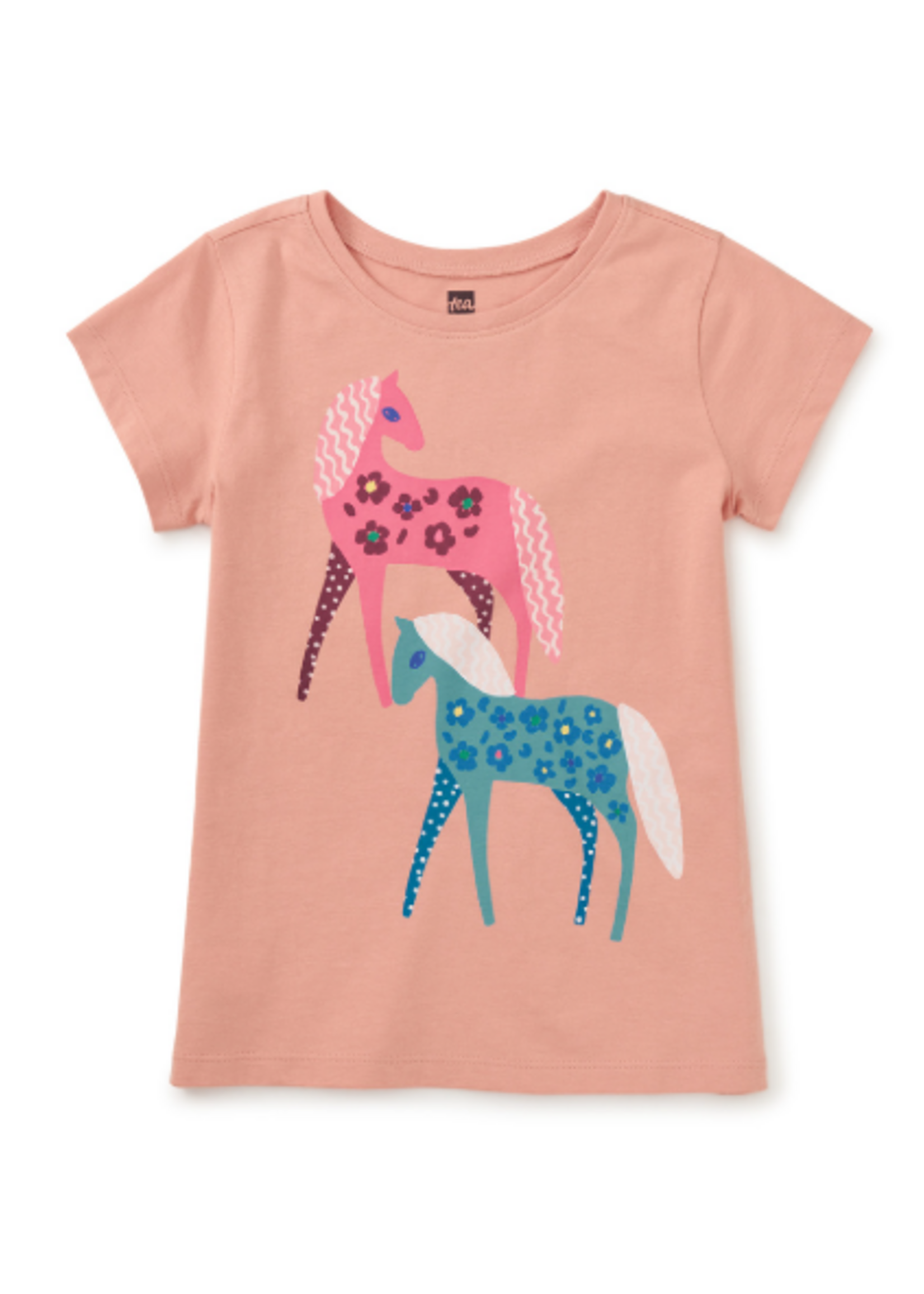 Tea Collection Brazilian Horse Graphic Tee FADO ROSE