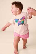 Tea Collection Bubble Pocket Baby Shorts Sachet Pink