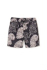 Tea Collection Mid-Length Swim Trunks Block Print Jaguar