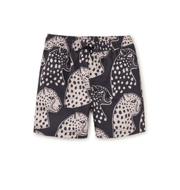 Tea Collection SALE Mid-Length Swim Trunks Block Print Jaguar