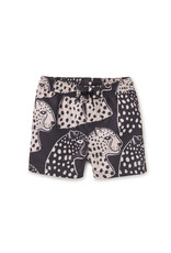 Tea Collection Mid-Length Swim Trunks Block Print Jaguar