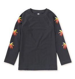 Tea Collection Palm Sleeve Rash Guard Pepper