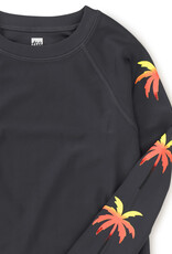 Tea Collection Palm Sleeve Rash Guard Pepper