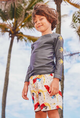 Tea Collection Palm Sleeve Rash Guard Pepper