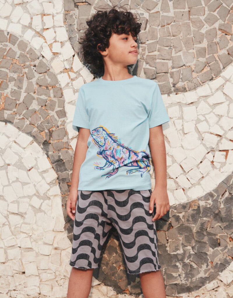 Tea Collection Gym Shorts Copacabana Beach Tile