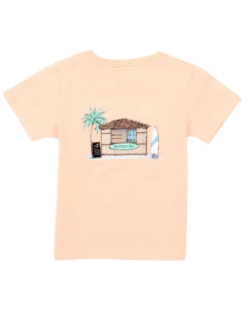 Properly Tied Surf Shack S/S Tee Melon
