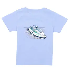 Properly Tied Jet Ski S/S Tee Light Blue